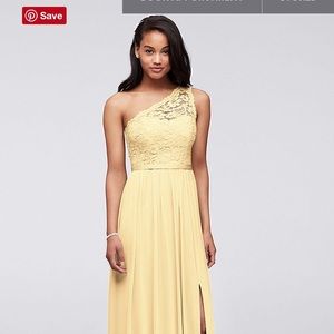 Yellow wedding dress